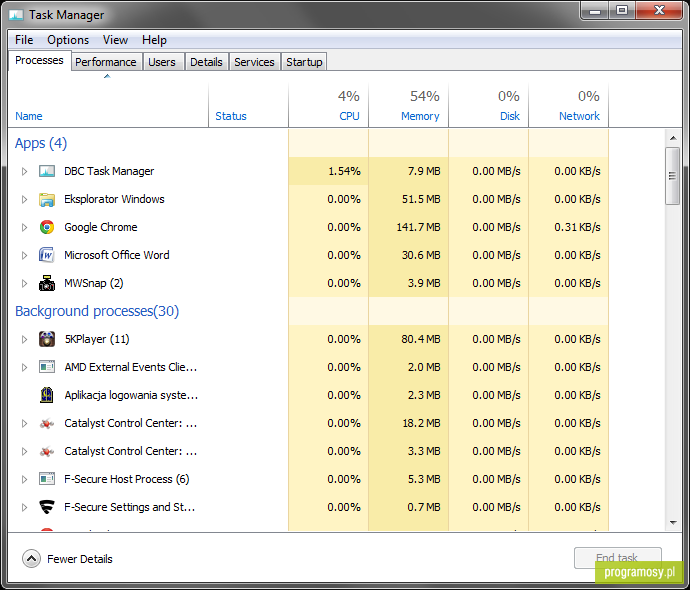 DBC Task Manager