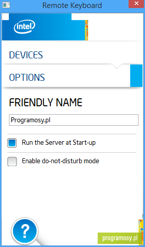 Intel Remote Keyboard Host App