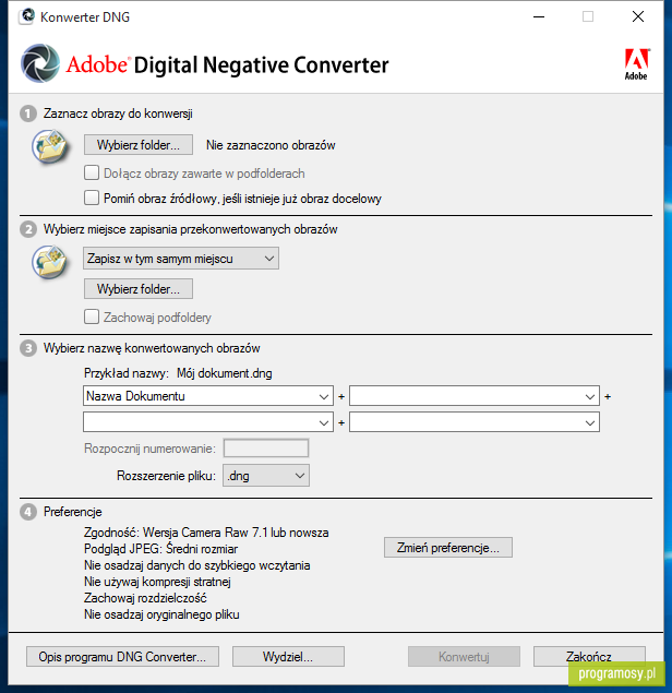 Adobe DNG Converter