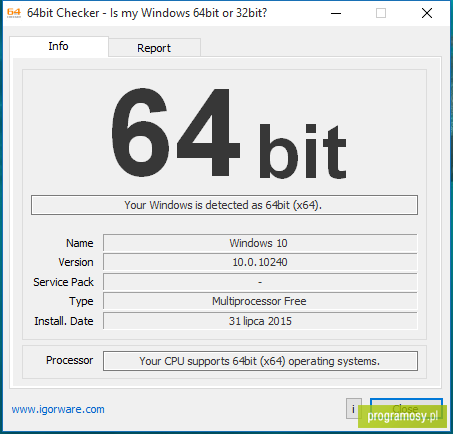 64bit Checker