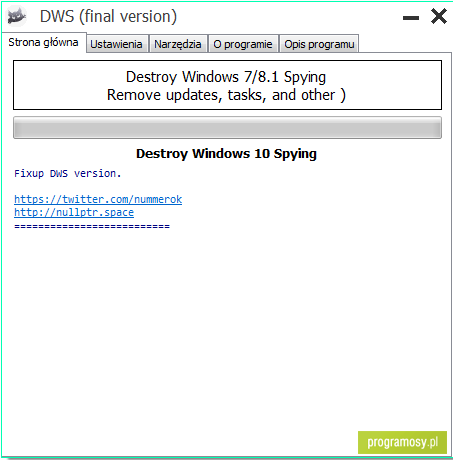 Destroy Windows 10 Spying Lite