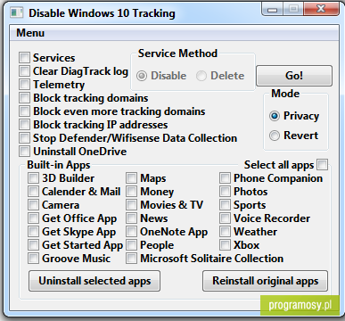 Disable Windows 10 Tracking