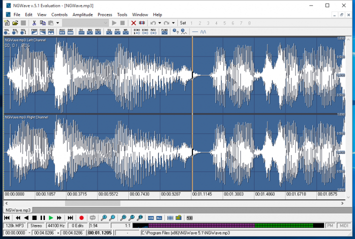 NGWave Audio Editor