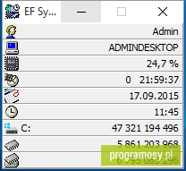 EF System Monitor