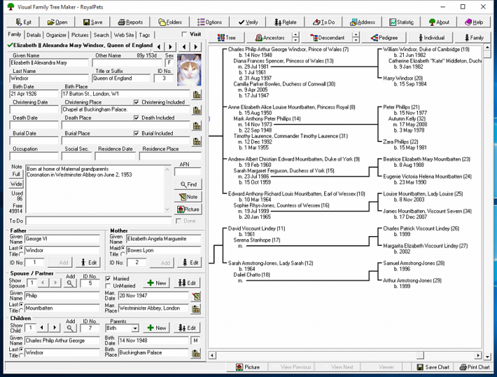 Visual Family Tree Maker