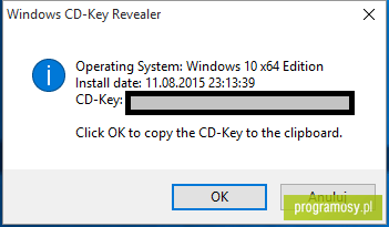 Windows CD-Key Revealer