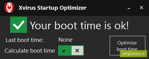 Xvirus Startup Optimizer