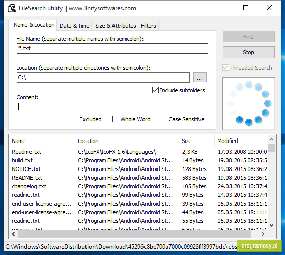 FileSearch Portable