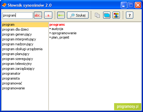 Słownik synonimów