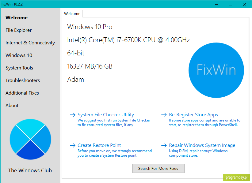 fixwin download