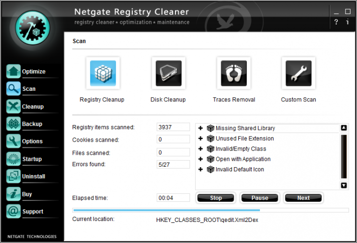 NETGATE Registry Cleaner