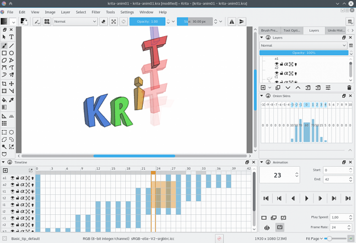 Krita Animation Edition