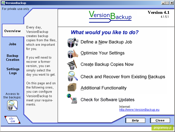 VersionBackup