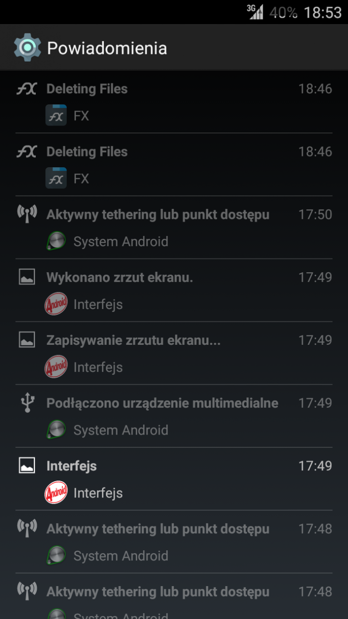 Notification History