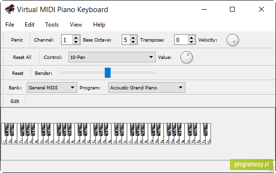 Virtual MIDI Piano Keyboard (VMPK)