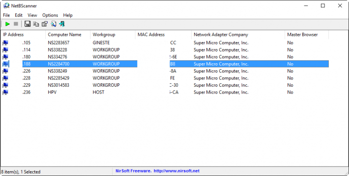 NetBScanner