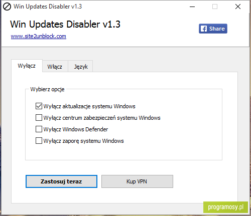 Win Updates Disabler