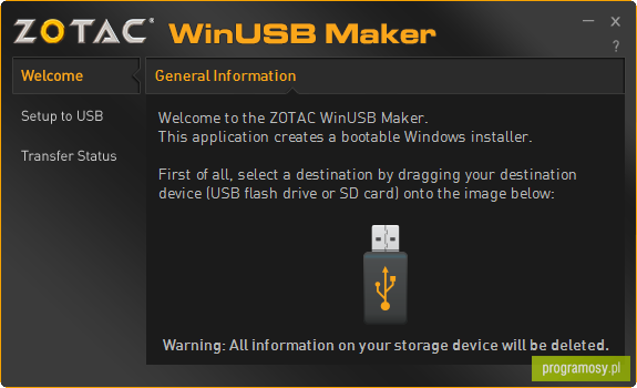 ZOTAC WinUSB Maker