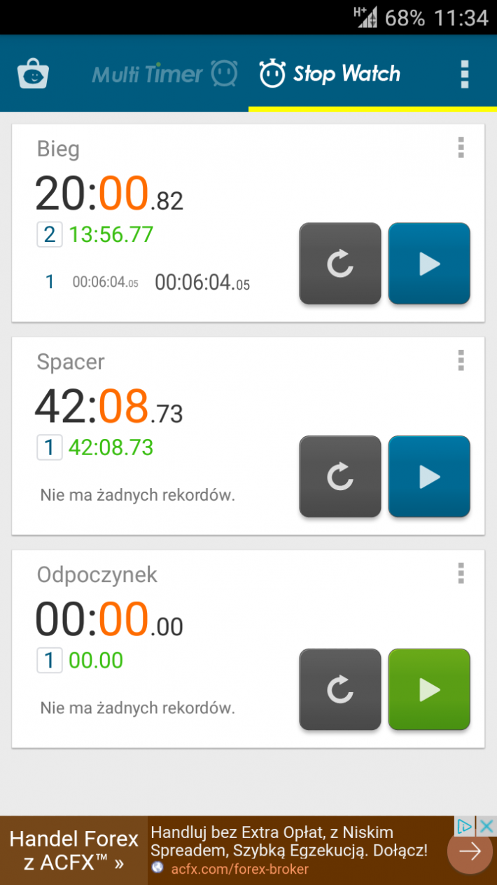 Multi Timer StopWatch