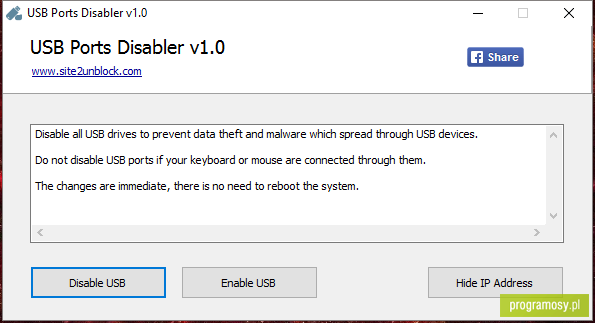 USB Ports Disabler