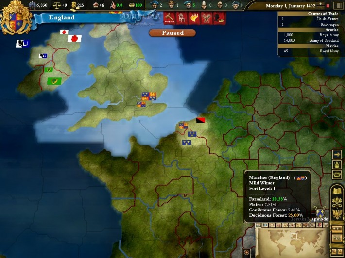 Europa Universalis III: Heir to the Throne Demo