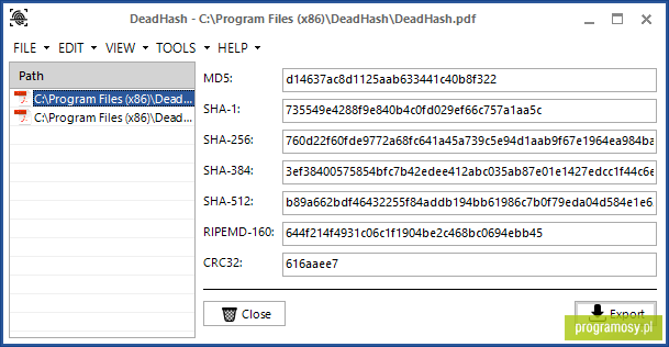 DeadHash