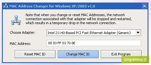 MAC Address Changer