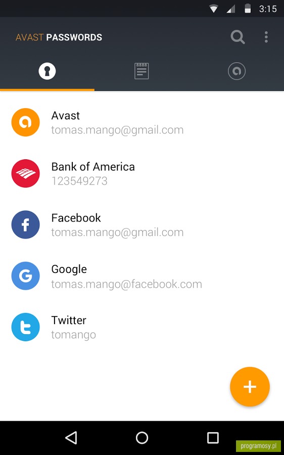 Avast Passwords