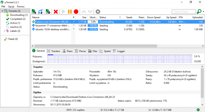 uTorrent 2.2.1