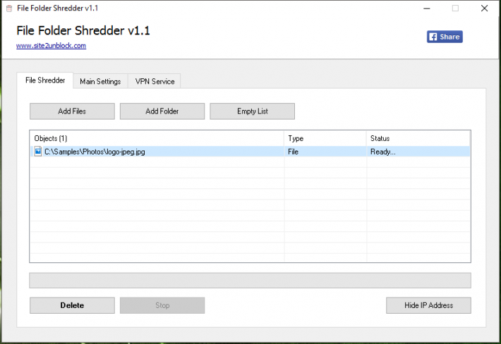 File Folder Shredder