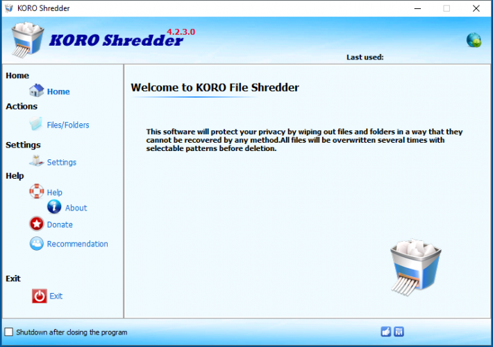 KORO File Shredder