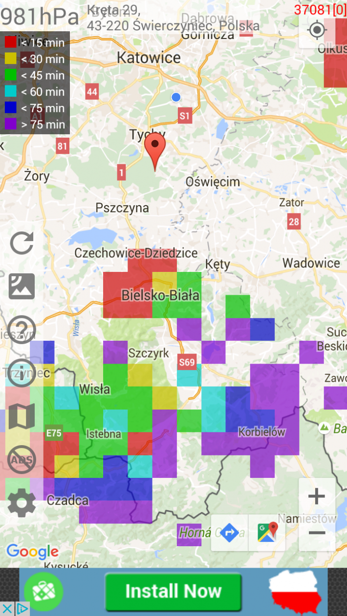 Burze nad Polską i Europą