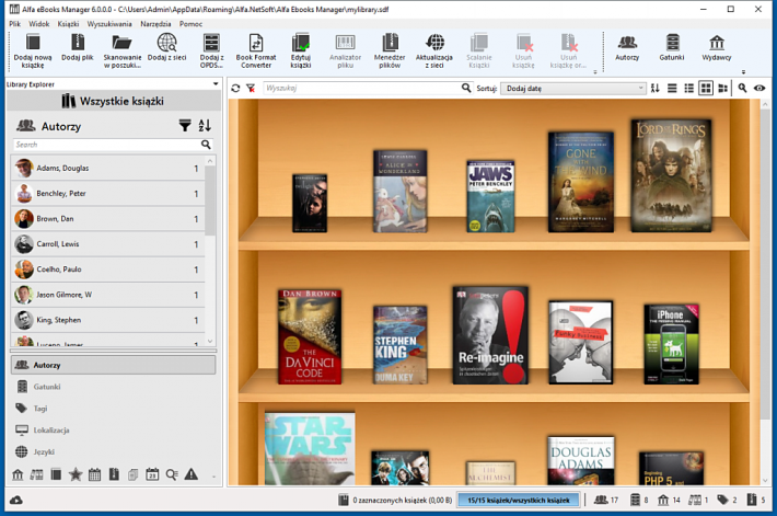 Alfa eBooks Manager Lite