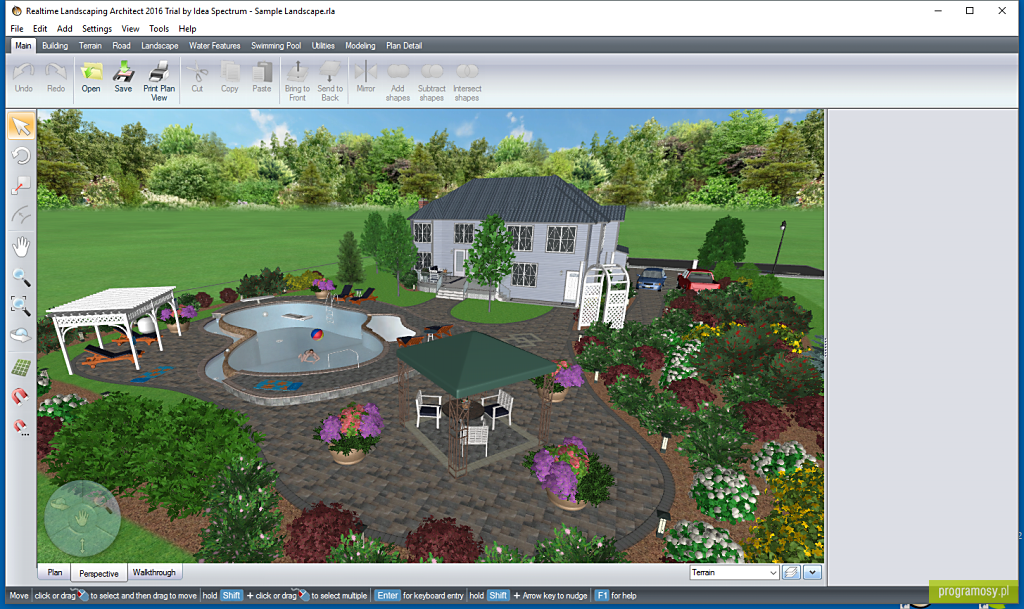 Realtime landscaping architect