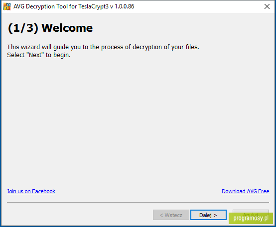 AVG Decryption Tool for TeslaCrypt