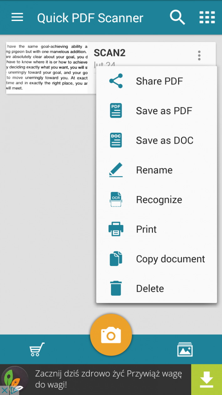 Quick PDF Scanner FREE