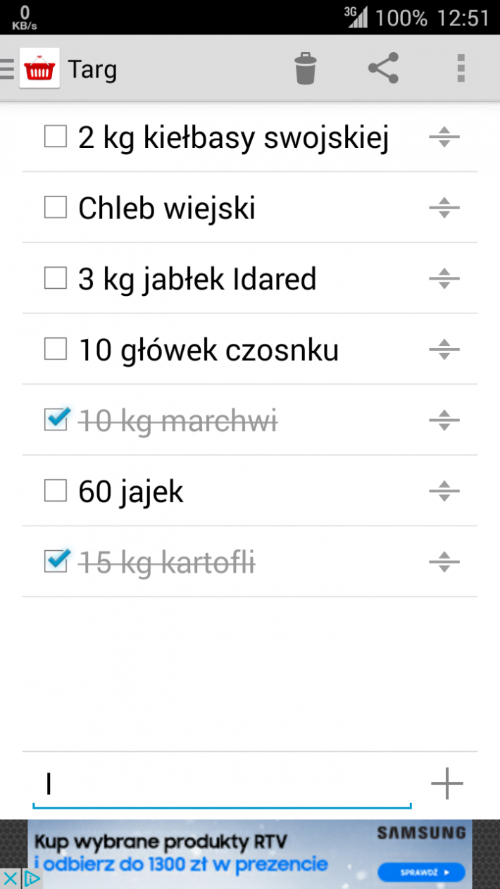 Lista Zakupów