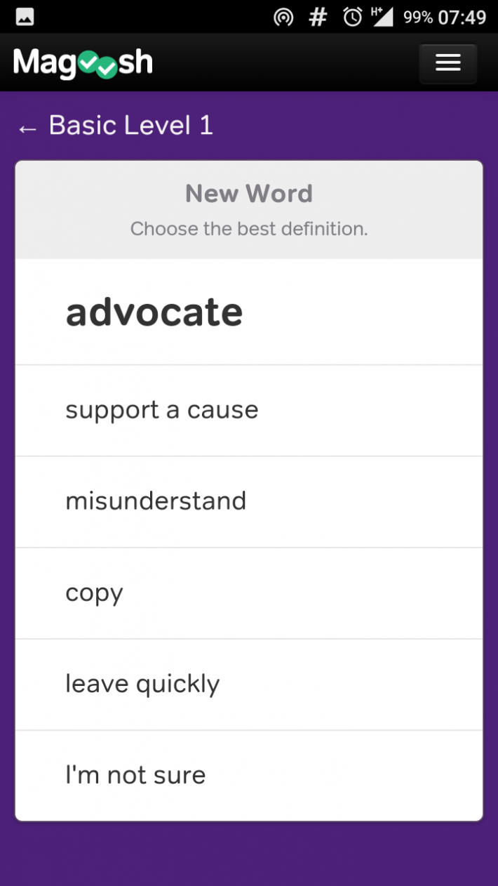 Vocabulary Builder