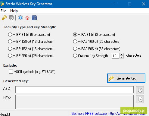 SterJo Wireless Key Generator