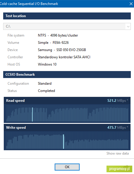 CCSIO Benchmark