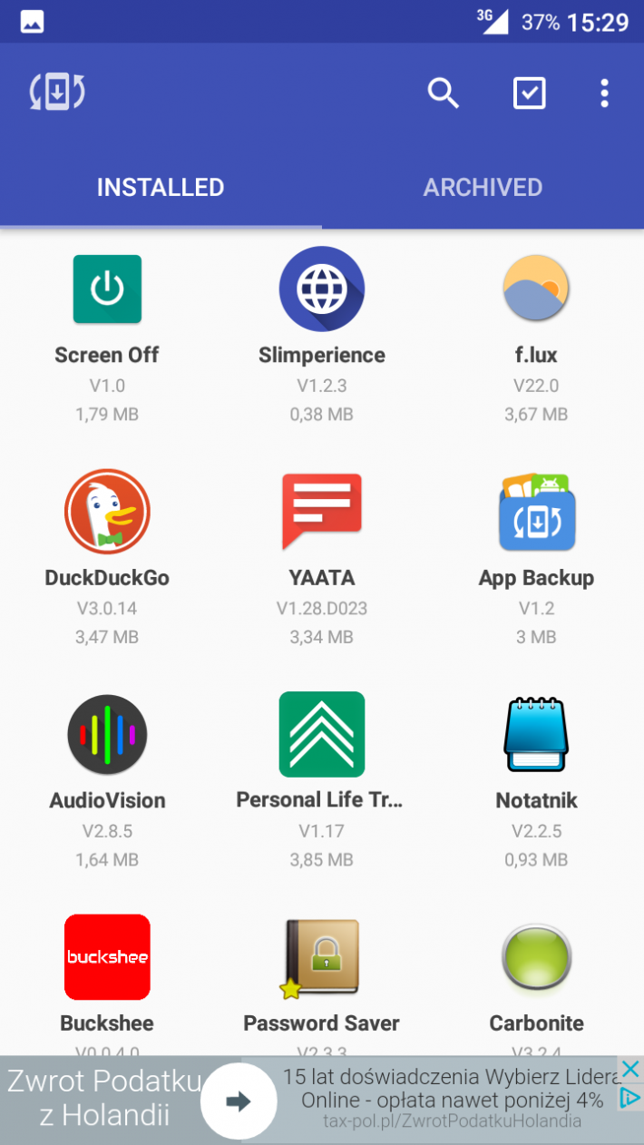 App Backup