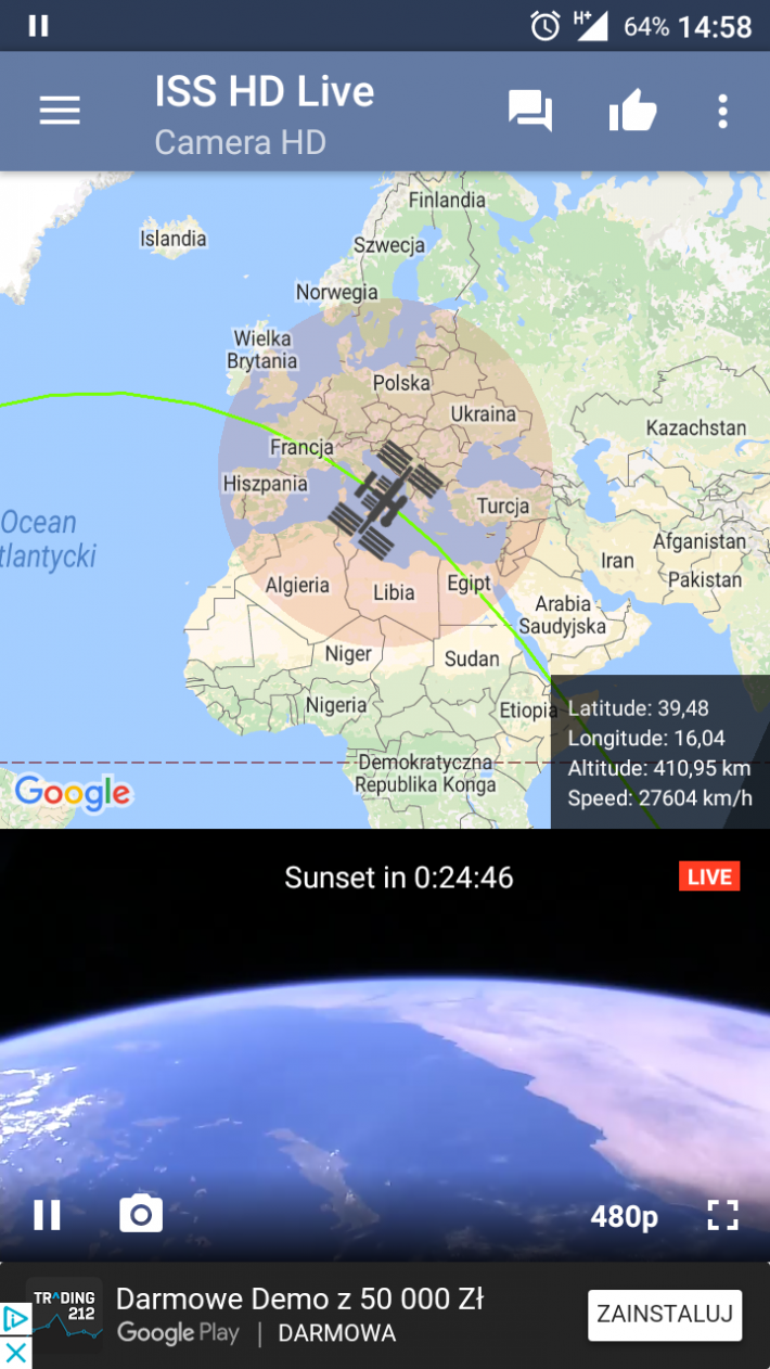 ISS HD Live