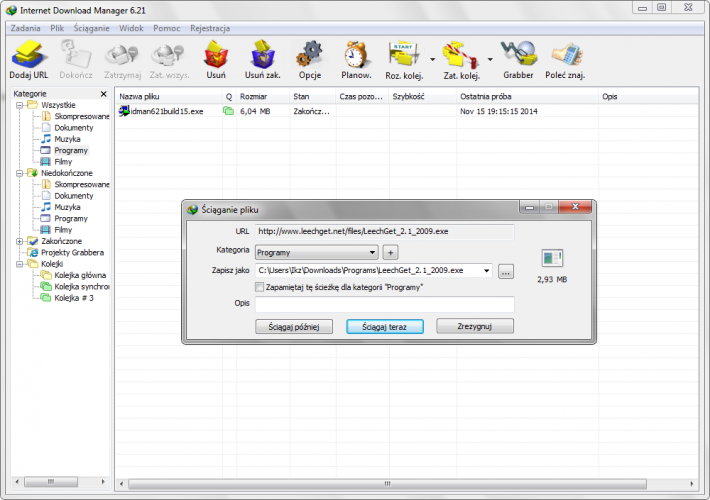 Internet Download Manager (IDM)