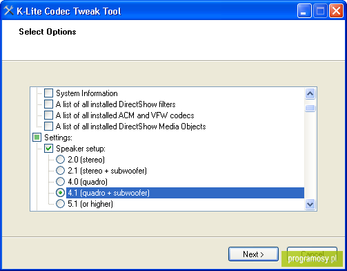 K-Lite Codec Tweak Tool