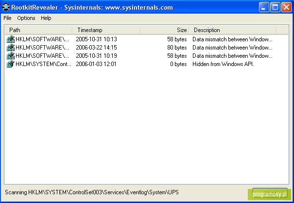 Rootkit Revealer