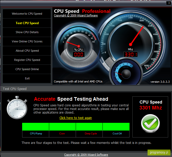 CPU Speed Professional