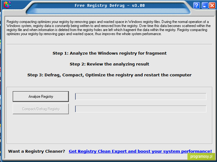 Free Registry Defrag