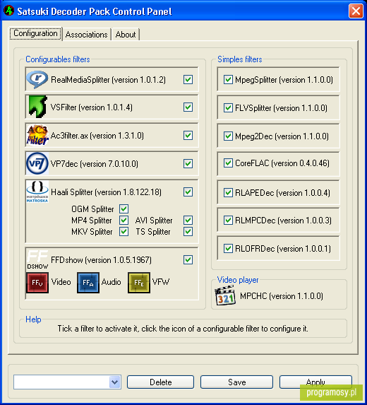 Satsuki Decoder Pack