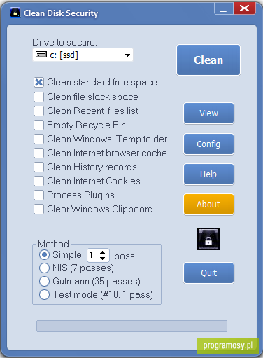 Clean Disk Security