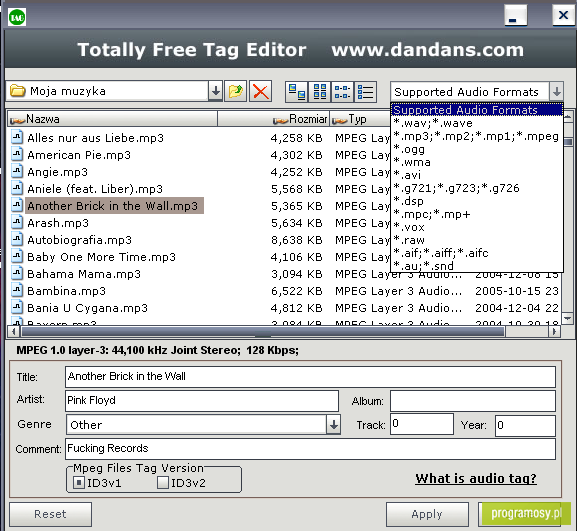 Totally Free Tag Editor